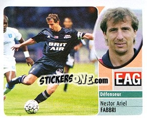 Sticker Nestor Ariel Fabbri - FOOT 2002-2003 - Panini