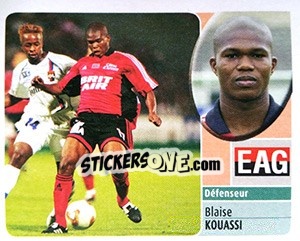 Figurina Blaise Kouassi - FOOT 2002-2003 - Panini