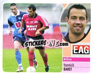 Sticker Yannick Baret - FOOT 2002-2003 n. 68a - Panini