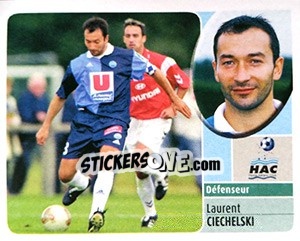 Sticker Laurent Ciechelski - FOOT 2002-2003 - Panini