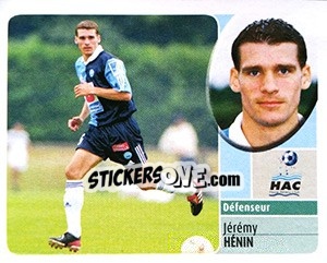 Sticker Jérémy Hénin - FOOT 2002-2003 n. 74 - Panini