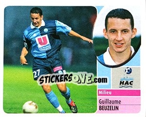 Sticker Guillaume Beuzelin - FOOT 2002-2003 - Panini