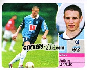 Sticker Anthony Le Tallec - FOOT 2002-2003 n. 80 - Panini