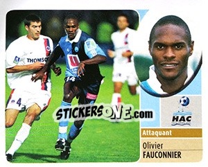 Cromo Olivier Fauconnier - FOOT 2002-2003 - Panini