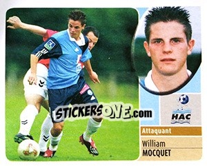 Sticker William Mocquet - FOOT 2002-2003 - Panini
