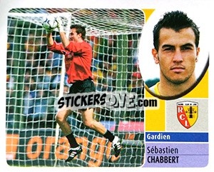 Sticker Sébastien Chabbert - FOOT 2002-2003 - Panini
