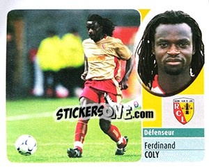 Sticker Ferdinand Coly - FOOT 2002-2003 n. 87 - Panini