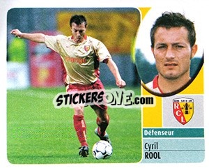 Figurina Cyril Rool - FOOT 2002-2003 n. 89a - Panini