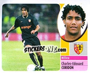 Cromo Charles-Edouard Coridon - FOOT 2002-2003 n. 92 - Panini