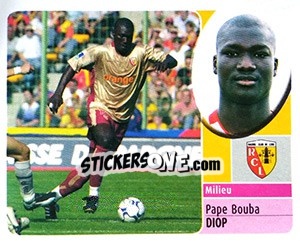 Sticker Pape Bouba Diop - FOOT 2002-2003 n. 93 - Panini