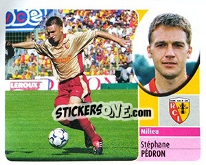 Sticker Stéphane Pédron - FOOT 2002-2003 - Panini
