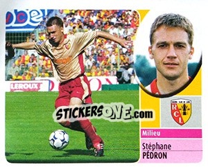 Sticker Stéphane Pédron - FOOT 2002-2003 n. 94 - Panini