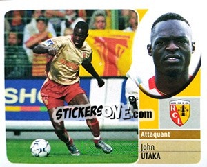 Sticker John Utaka - FOOT 2002-2003 - Panini