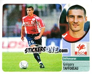 Sticker Grégory Tafforeau - FOOT 2002-2003 n. 104 - Panini
