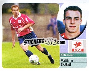 Sticker Matthieu Chalmé - FOOT 2002-2003 n. 107a - Panini
