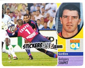 Sticker Grégory Coupet - FOOT 2002-2003 n. 113 - Panini