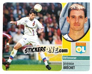 Sticker Jérémie Bréchet - FOOT 2002-2003 n. 114 - Panini