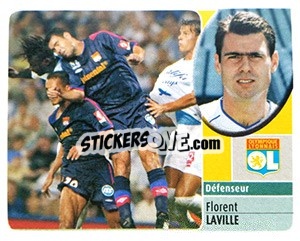 Sticker Florent Laville - FOOT 2002-2003 n. 115a - Panini