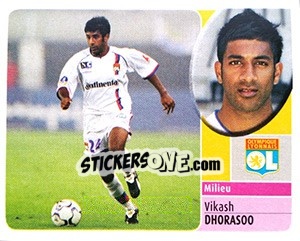 Sticker Vikash Dhorasoo - FOOT 2002-2003 - Panini