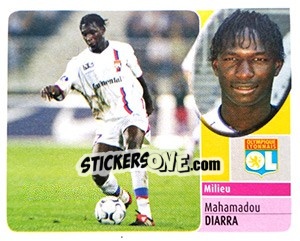 Sticker Mahamadou Diarra - FOOT 2002-2003 n. 121 - Panini