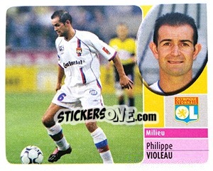 Sticker Philippe Violeau - FOOT 2002-2003 n. 123 - Panini
