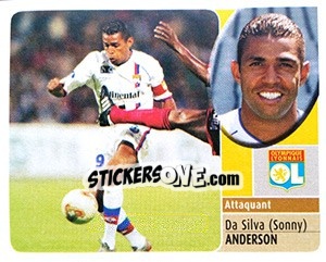 Sticker Da Silva (Sonny) Anderson - FOOT 2002-2003 n. 124 - Panini