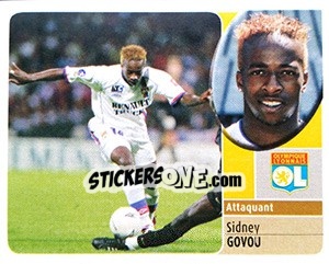 Sticker Sidney Govou - FOOT 2002-2003 n. 125 - Panini