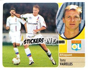 Sticker Tony Vairelles - FOOT 2002-2003 n. 126a - Panini