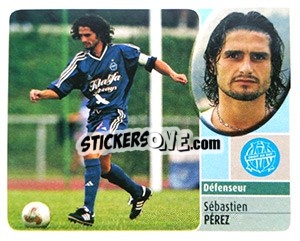 Sticker Sébastien Pérez - FOOT 2002-2003 n. 134a - Panini