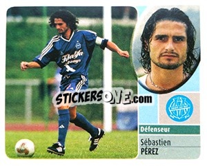 Sticker Sébastien Pérez - FOOT 2002-2003 - Panini