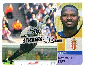 Sticker Tony Mario Sylva - FOOT 2002-2003 n. 141a - Panini