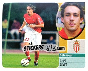 Sticker Gaël Givet - FOOT 2002-2003 - Panini