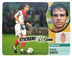 Sticker Franck Jurietti - FOOT 2002-2003 - Panini