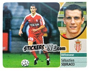 Figurina Sébastien Squilacci - FOOT 2002-2003 - Panini