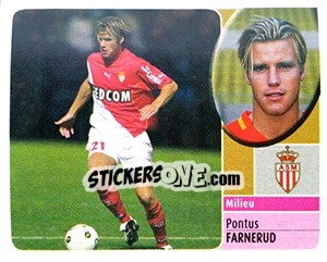 Sticker Pontus Farnerud - FOOT 2002-2003 - Panini