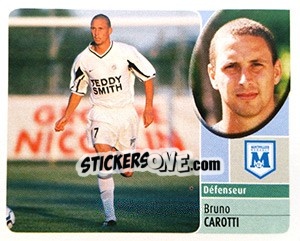Sticker Bruno Carotti - FOOT 2002-2003 - Panini