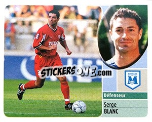 Sticker Serge Blanc - FOOT 2002-2003 n. 158a - Panini