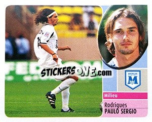Sticker Rodrigues Paulo Sergio - FOOT 2002-2003 - Panini