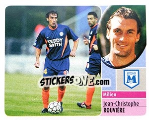 Sticker Jean-Christophe Rouvière - FOOT 2002-2003 n. 165 - Panini