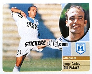 Sticker Jorge Carlos Rui Pataca - FOOT 2002-2003 n. 168a - Panini