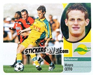 Sticker Mauro Cetto - FOOT 2002-2003 n. 171 - Panini