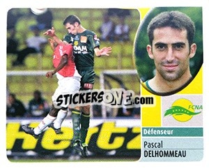 Sticker Pascal Delhommeau - FOOT 2002-2003 - Panini