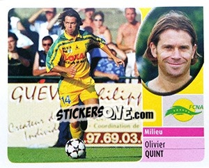 Cromo Olivier Quint - FOOT 2002-2003 - Panini