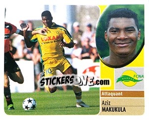 Sticker Aziz Makukula - FOOT 2002-2003 - Panini