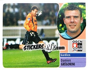 Sticker Damien Grégorini - FOOT 2002-2003 - Panini