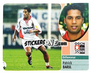 Sticker Patrick Barul - FOOT 2002-2003 n. 187a - Panini