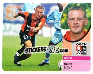 Sticker Yoann Bigné - FOOT 2002-2003 n. 188 - Panini