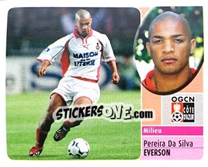 Figurina Pereira Da Silva Everson - FOOT 2002-2003 n. 189 - Panini