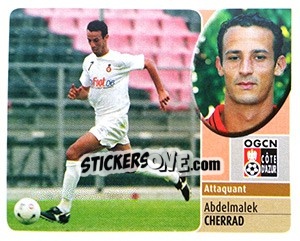 Sticker Abdelmalek Cherrad - FOOT 2002-2003 - Panini