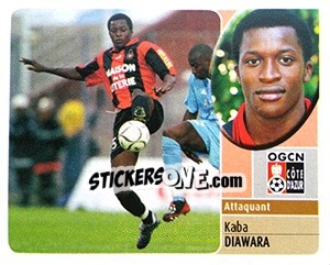 Sticker Kaba Diawara - FOOT 2002-2003 n. 194 - Panini